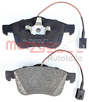 METZGER 1170636 Bremsbelagsatz, Scheibenbremse